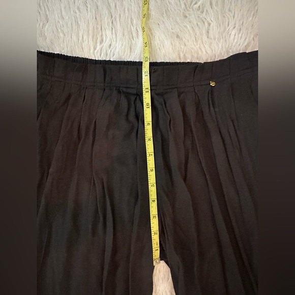 Anthropologie Harlyn Sabie Dark Grey Wide Leg Pleated Pants Size L  NWT - Picture 7 of 16